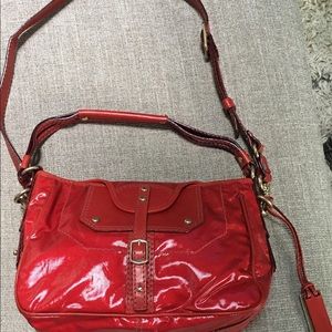 Gryson red leather shoulder bag great gift idea